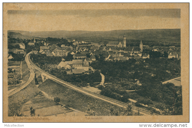 DE TAUBERBISCHOFSHEIM / Totalansicht / - Tauberbischofsheim