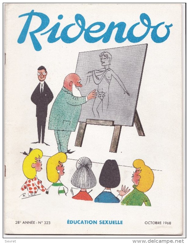 RIDENDO  N° 323 . Revue Medicale Humoristique Illustrée. EDUCATION SEXUELLE - Geneeskunde & Gezondheid