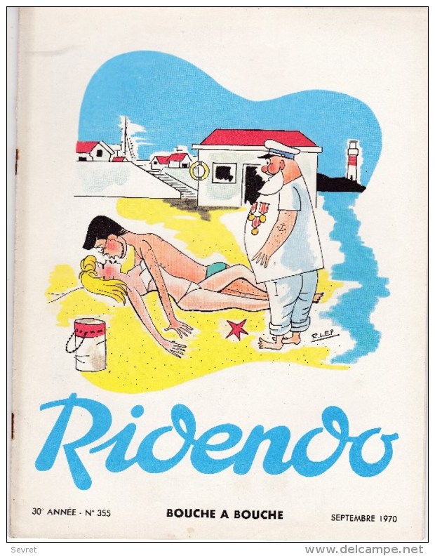 RIDENDO  N° 355 . Revue Humoristique Médicale Illustrée.- BOUCHE A BOUCHE - Geneeskunde & Gezondheid