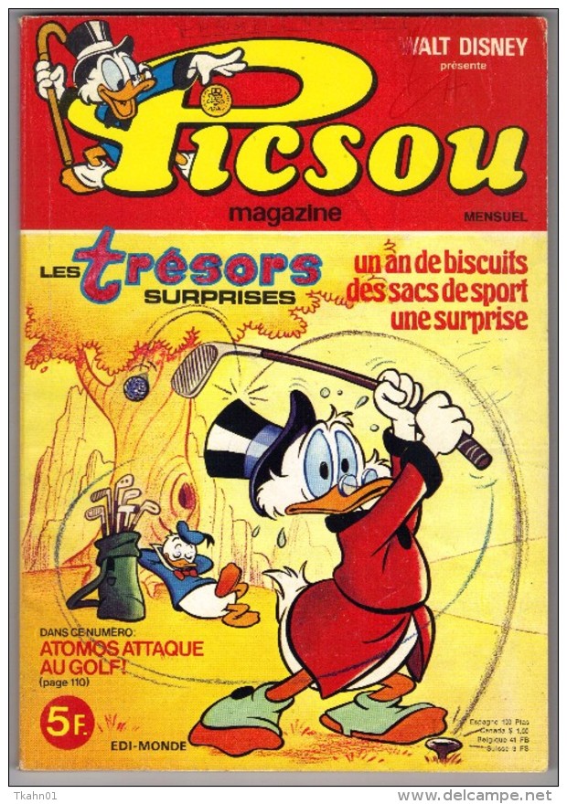 PICSOU MAGAZINE N° 82 " EDI-MONDE " DE 1978 - Picsou Magazine