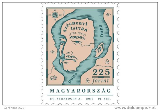 HUNGARY 2016 PEOPLE 225 Years From The Birth Of ISTVAN SZECHENYI - Fine Set MNH - Ungebraucht