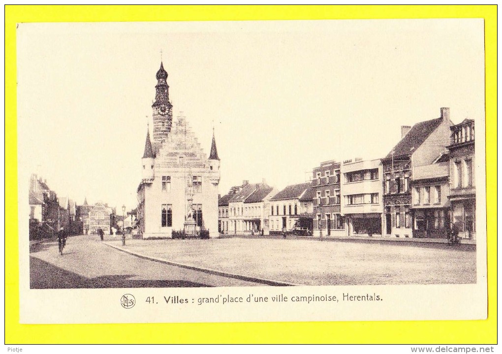 * Herentals - Hérenthals (Antwerpen - Anvers) * (Nels, Nr 41) Grand'Place D'une Ville Campinoise, Kempen, Rare, Old - Herentals