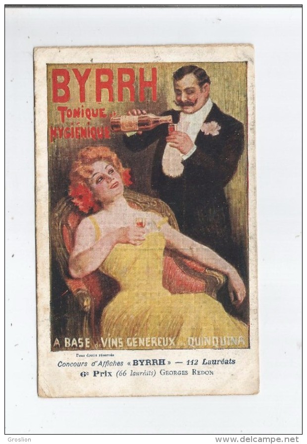 GEORGES REDON ILLUSTRATION CONCOURS D'AFFICHES BYRRH 6 E PRIX - Redon