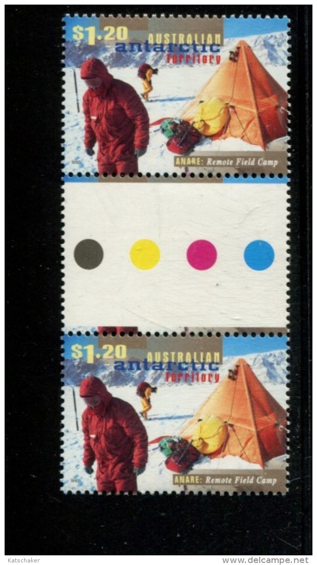 AUSTRALIAN ANTARCTIC TERRITORY 1997  POSTFRIS MINT YVERT 114 GUTTER PAIR - Neufs