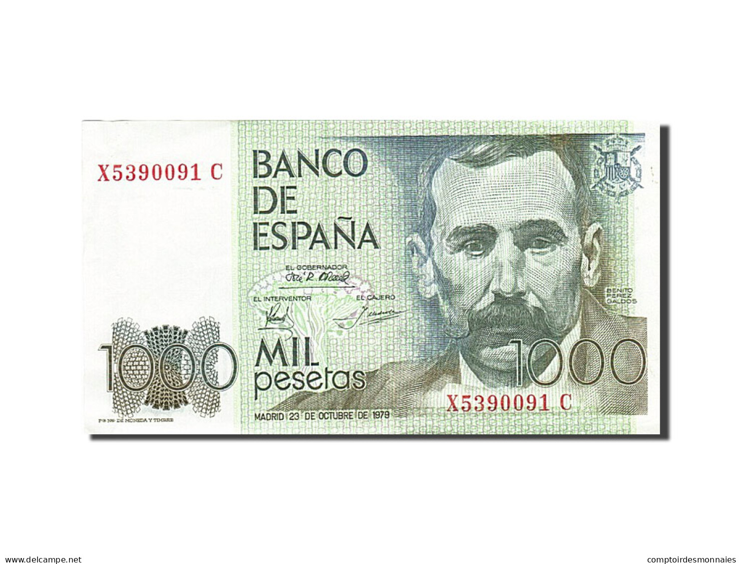 Billet, Espagne, 1000 Pesetas, 1979, 1979-10-23, KM:158, SUP - [ 4] 1975-… : Juan Carlos I