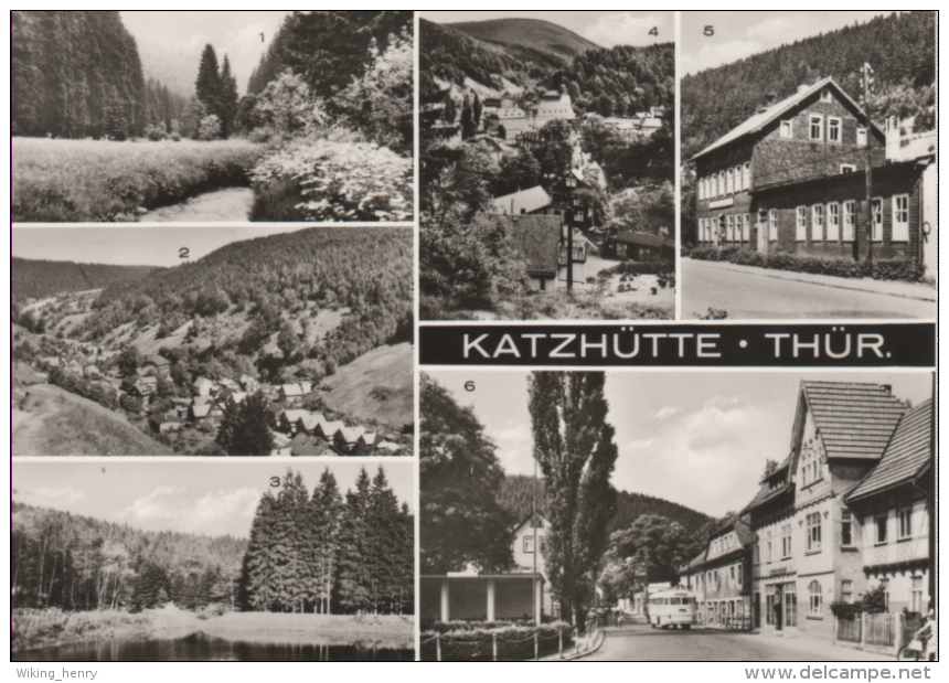 Oberweißbach Katzhütte - S/w Mehrbildkarte 1 - Oberweissbach