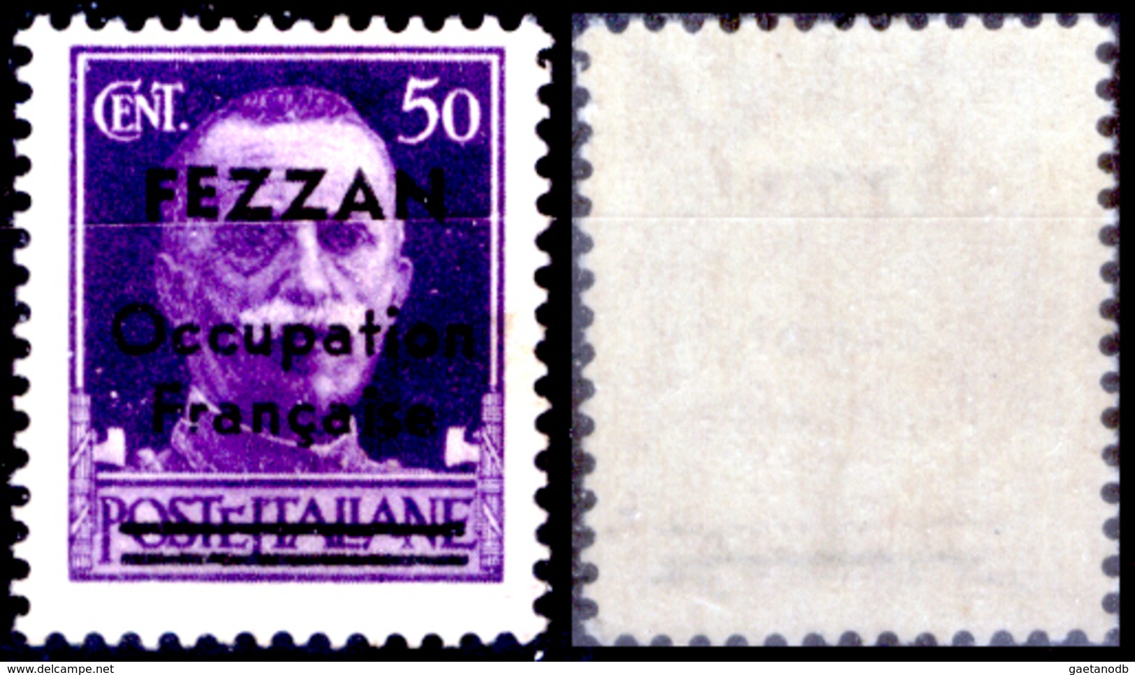 Italia-F01456 - Fezzan: Occupazione Francese 1943: Sassone N. 1 (++) MNH - Privo Di Difetti Occulti. - Fezzan & Ghadames