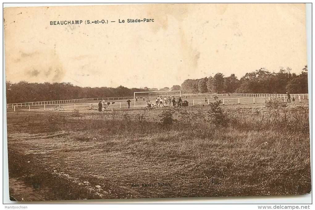 DEP 95 BEAUCHAMP LE STADE PARC FOOTBALL - Beauchamp