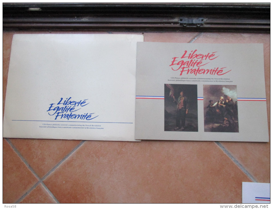 France 1989 Rivoluzione Francese FOLDER Uficiale Serie Foglietti + Varie LOTTO - Other & Unclassified