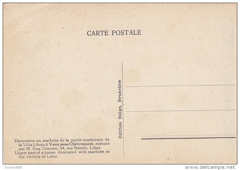 Vaux-sous-Chèvremont - Villa Libois (décoration En Marbrite) - Chaudfontaine