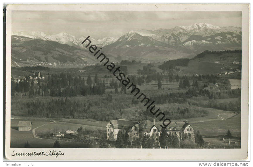 Immenstadt - Bezirks-Krankenhaus - Foto-Ansichtskarte - Verlag Hipp Immenstadt - Immenstadt