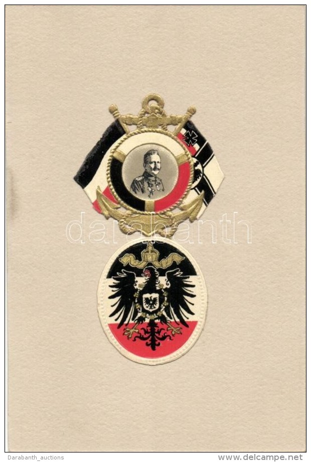 ** T2 Wilhelm II, German Empire Medal, Emb. Litho - Ohne Zuordnung