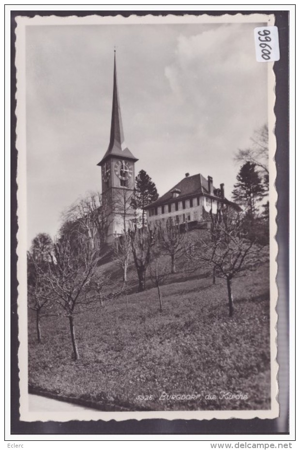 BURGDORF - BERTHOUD - KIRCHE - CARTE NON CIRCULEE - TB - Berthoud