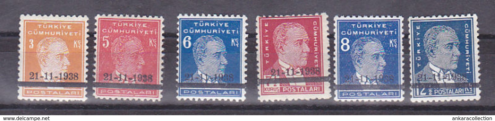 AC - TURKEY STAMP - ATATURK MOURNING MNH 21 NOVEMBER 1938 - Nuevos