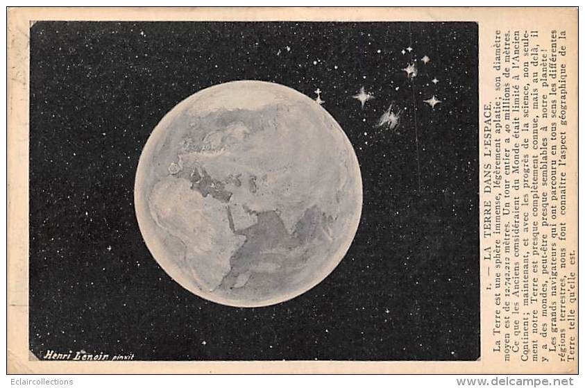 Thème    Astronomie   Explication De La Planète Terre En 7 Cartes. - Astronomia