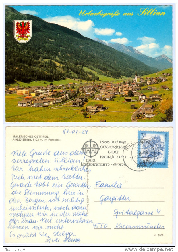 AK Tirol Osttirol 9920 Sillian Pustertal Hochpustertal Österreich Ortsbild Ort Verlag Alfred Gründler Jun. Ansichtskarte - Sillian