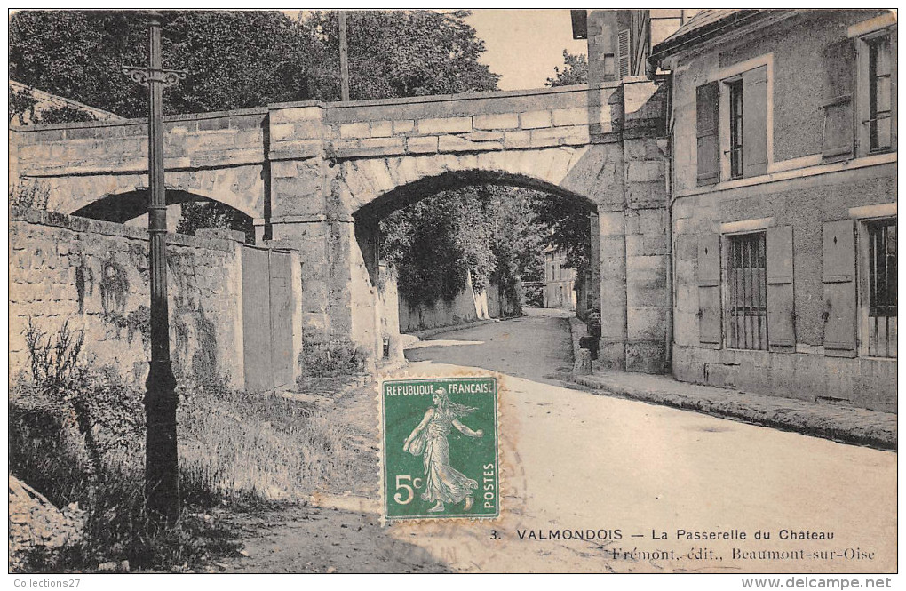 95-VALMONDOIS- LA PASSERELLE DU CHÂTEAU - Valmondois