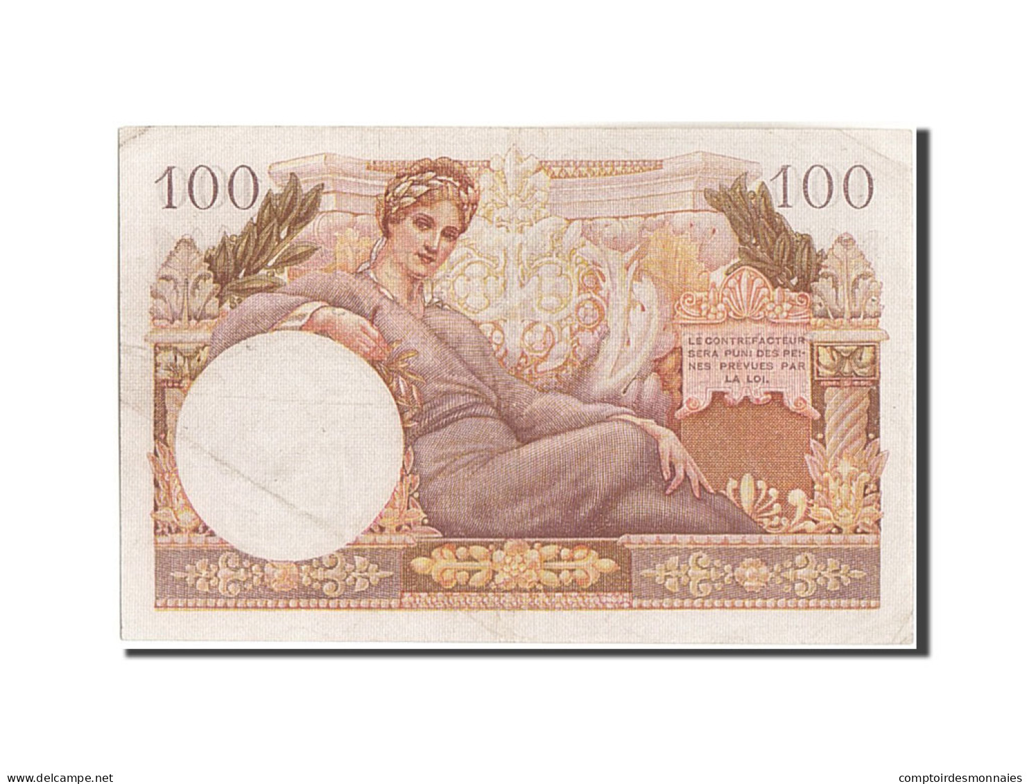 France, 100 Francs, 1955-1963 Treasury, 1955, Y.3, SUP, KM:M11a - 1955-1963 Staatskas