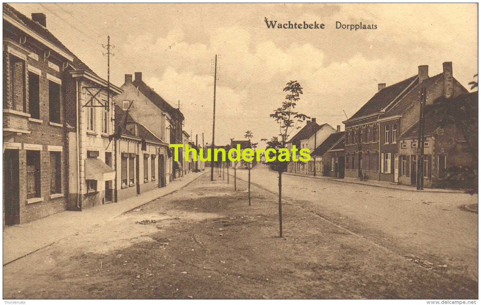 CPA WACHTEBEKE DORPPLAATS - Wachtebeke