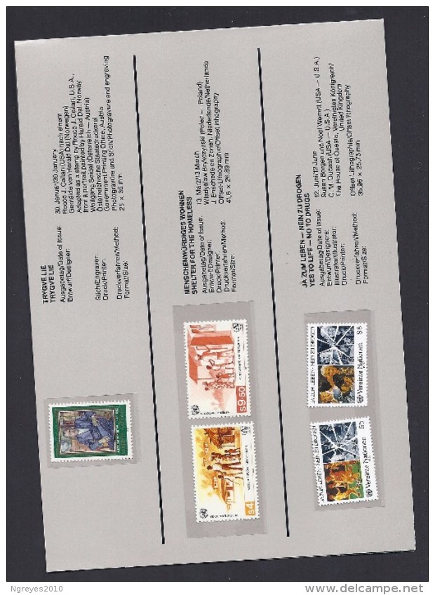 150026065  ONU  YVERT  AÑO  1987  **/MNH  (CUADERNILLO) - Booklets