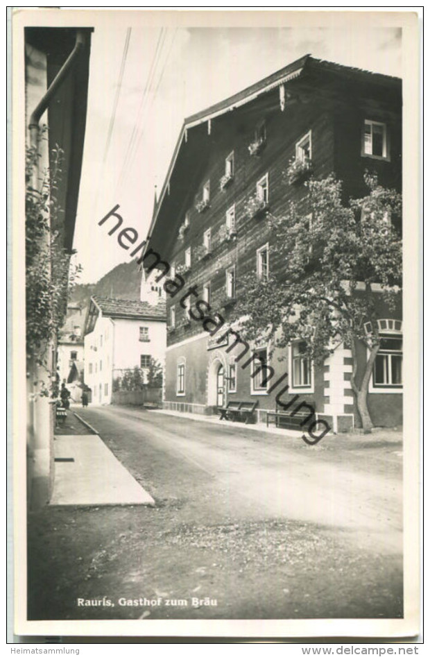 Rauris - Gasthof Zum Bräu - Foto-Ansichtskarte - Rauris