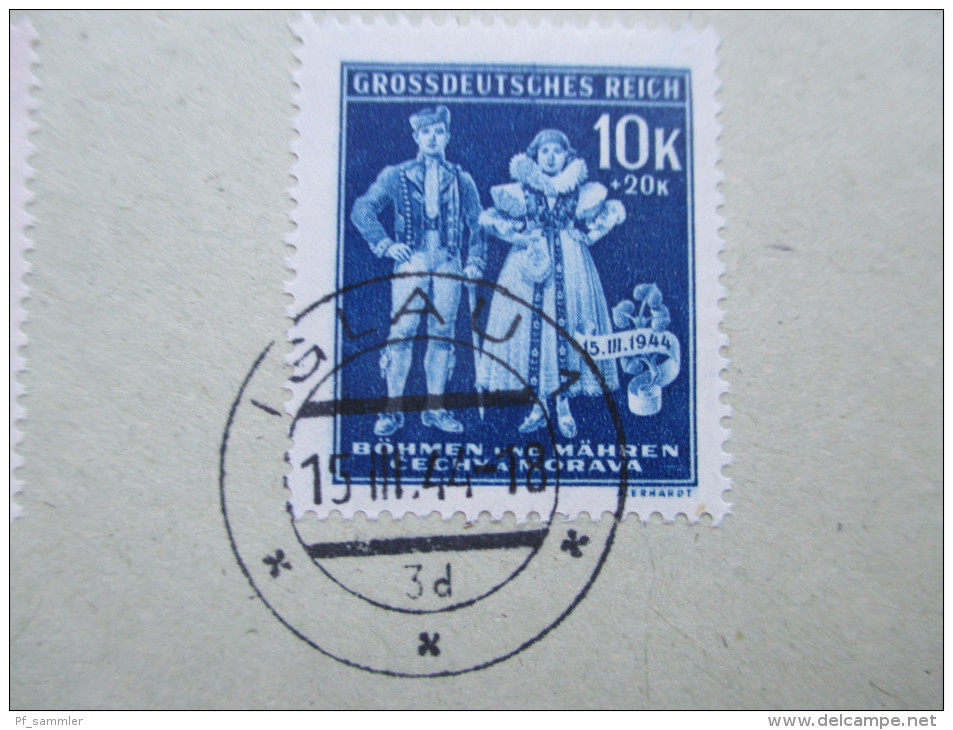 Böhmen Und Mähren 1943 / 44 FDC / R-Brief 3 Stück!! Iglau 1. Sauber Gestempelt! - Covers & Documents