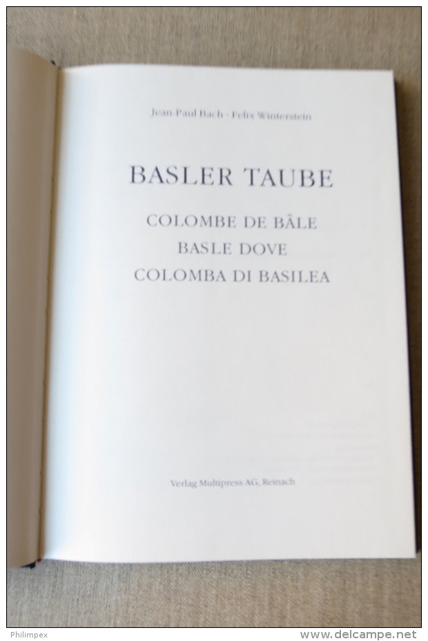 BASLE DOVE / BASLER TAUBE, EXCELLENT BOOK NEW AND SEALED - Filatelia E Historia De Correos