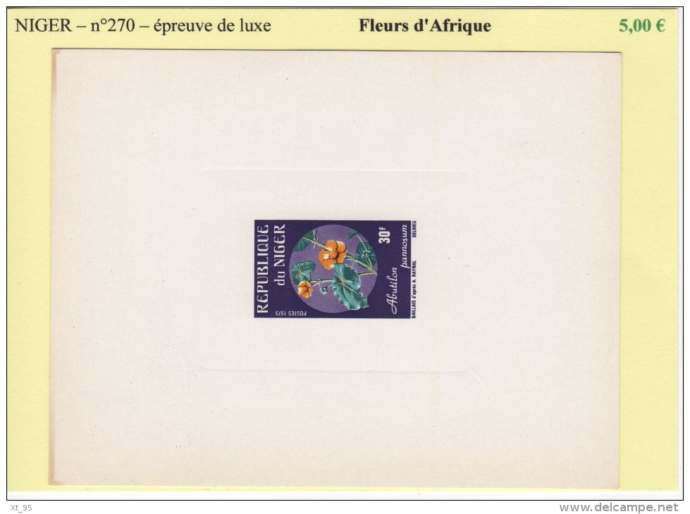 Niger - N°270 - Fleurs D Afrique - Epreuve De Luxe - Niger (1960-...)