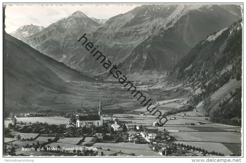 Rauris - Hoher Sonnblick - Foto-Ansichtskarte - Rauris