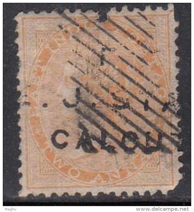 Experimental Cancellations With Thin Lines ?, Cooper 25 / Renouf / British East India Used Early Indian Cancellations - 1854 Britische Indien-Kompanie