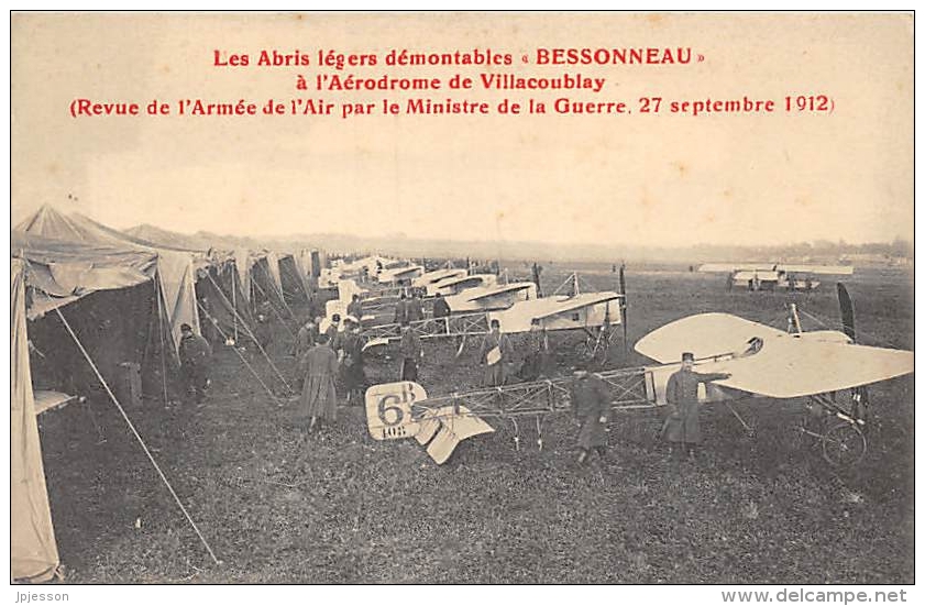 YVELINES  78  VILLACOUBLAY  ABRIS LEGERS DEMONTABLES A L'AERODROME. REVUE DE L'ARMEE DE L'AIR 1912 - Velizy