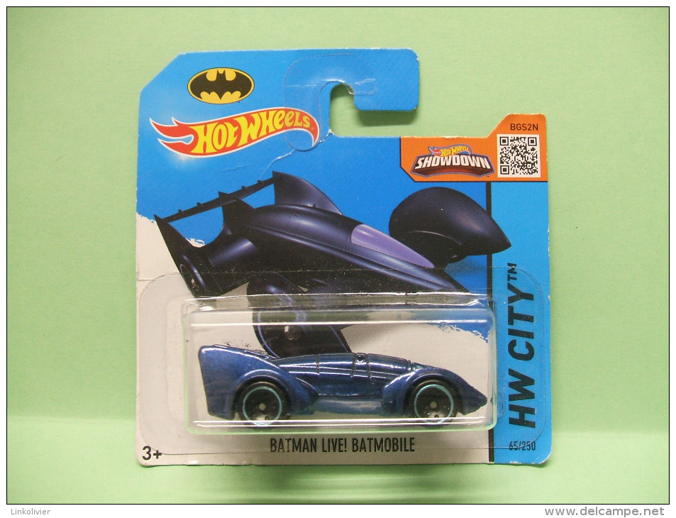 BATMAN LIVE! BATMOBILE - HW City 2015 - Batman - HOTWHEELS Hot Wheels Mattel 1/64 EU Blister - HotWheels