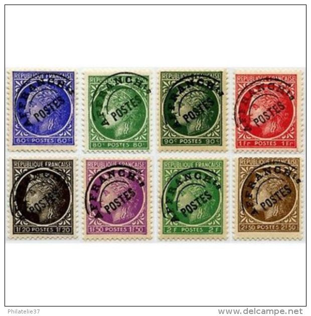 Timbres Préoblitérés France N°87 à 93 - Collections