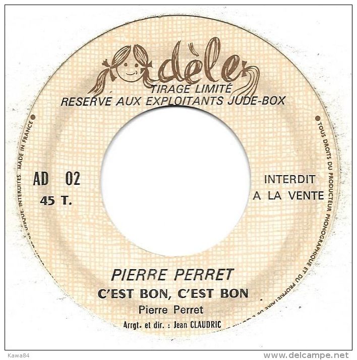SP 45 RPM (7")  Pierre Perret  "  Le Plombier  "  Juke-box Promo - Ediciones De Colección