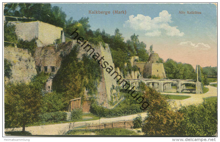 Kalkberge - Rüdersdorf - Alte Kalköfen - Verlag J. Goldiner Berlin - Ruedersdorf