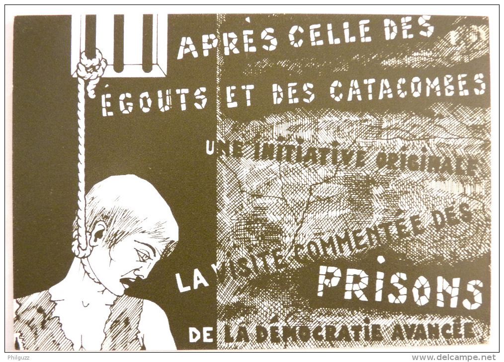 CPSM VISITE COMMENTEE DES PRISONS DE LA DEMOCRATIE AVANCEE Par P JEUDY 600ex 1979 - Jeudy