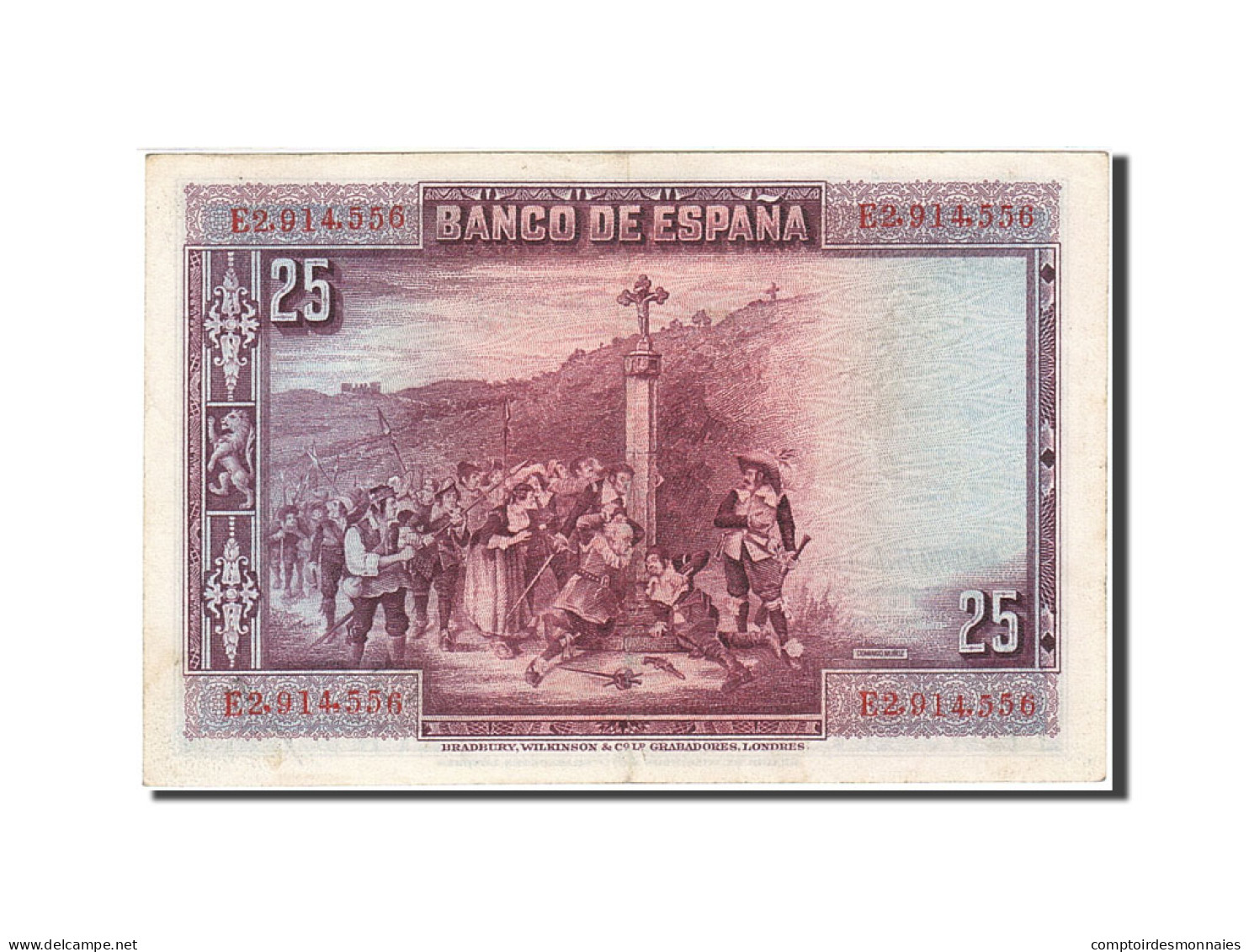 Billet, Espagne, 25 Pesetas, 1928, 1928-08-15, KM:74b, TTB+ - 1873-1874 : Eerste Republiek