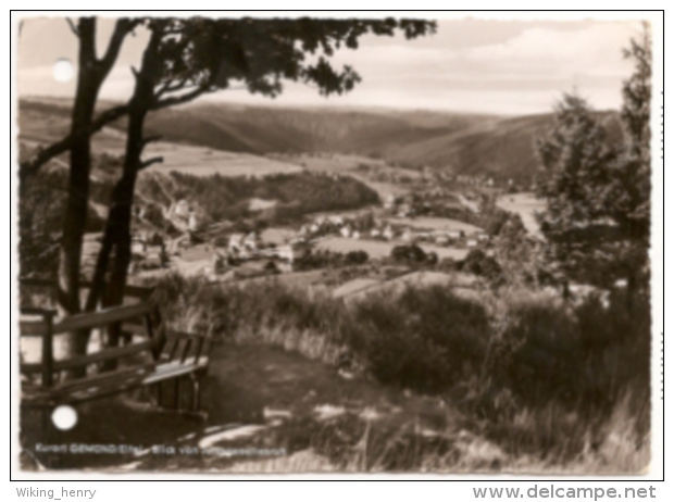 Schleiden Gemünd - S/w Blick Von Der Junggesellenruh - Schleiden