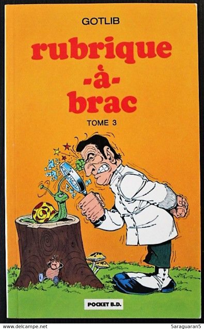 BD RUBRIQUE A BRAC ( GOTLIB ) - 3 - Livre De Poche 1989 - Rubrique-à-Brac