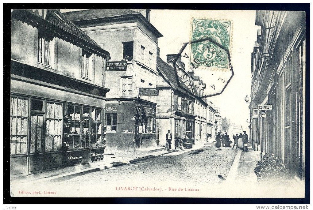 Cpa Du 14  Livarot Rue De Lisieux   LIOB115 - Livarot