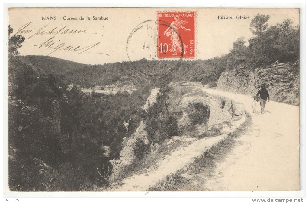 83 - NANS - Gorges De La Sambuc - Edition Gleize - 1912 - Nans-les-Pins