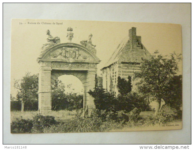 Ruines Du Château De Sorel - Sorel-Moussel