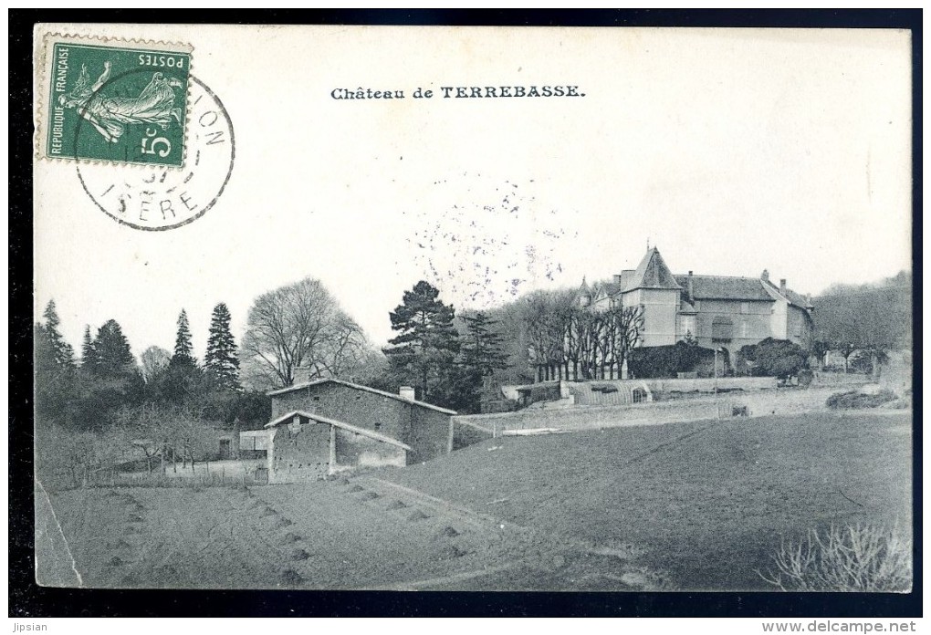 Cpa Du  38 Ville Sous Anjou Environs Roussillon -- Château De Terrebasse    LIOB110 - Roussillon