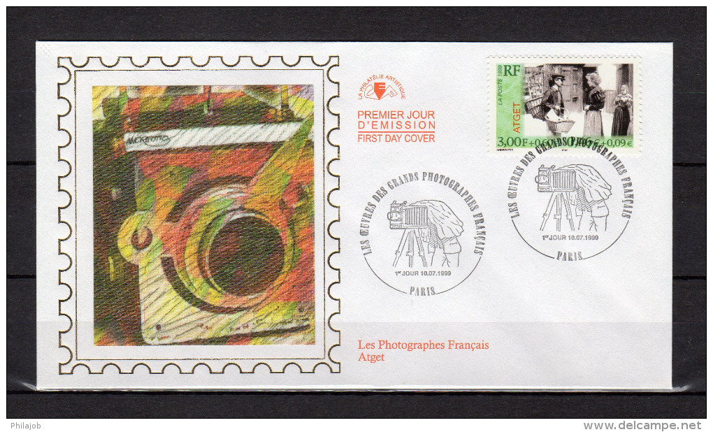 FRANCE 1999 : 6 Enveloppes 1er Jour En Soie N° YT 3262 à 3267 " GRANDS PHOTOGRAPHES FRANCAIS " En Parfait état. FDC - Photographie