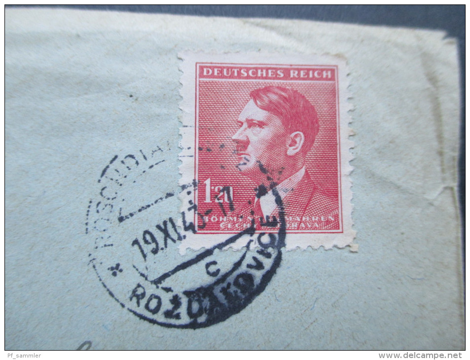 Böhmen Und Mähren 1943 Nr 96 EF Aus Dem Bedarf!! - Storia Postale