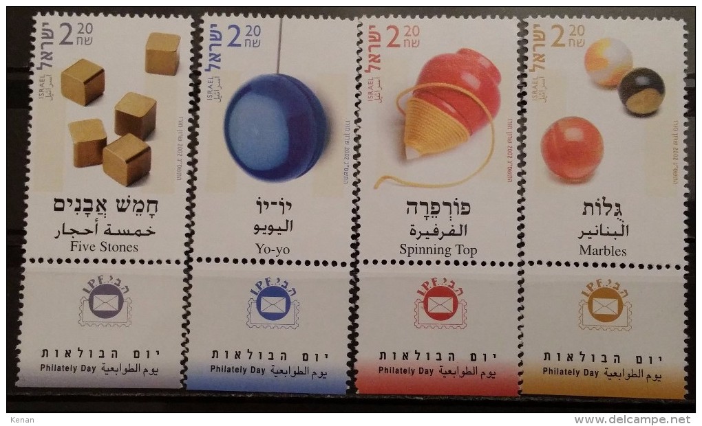 Israel, 2002, Mi: 1702/05 (MNH) - Ungebraucht (mit Tabs)