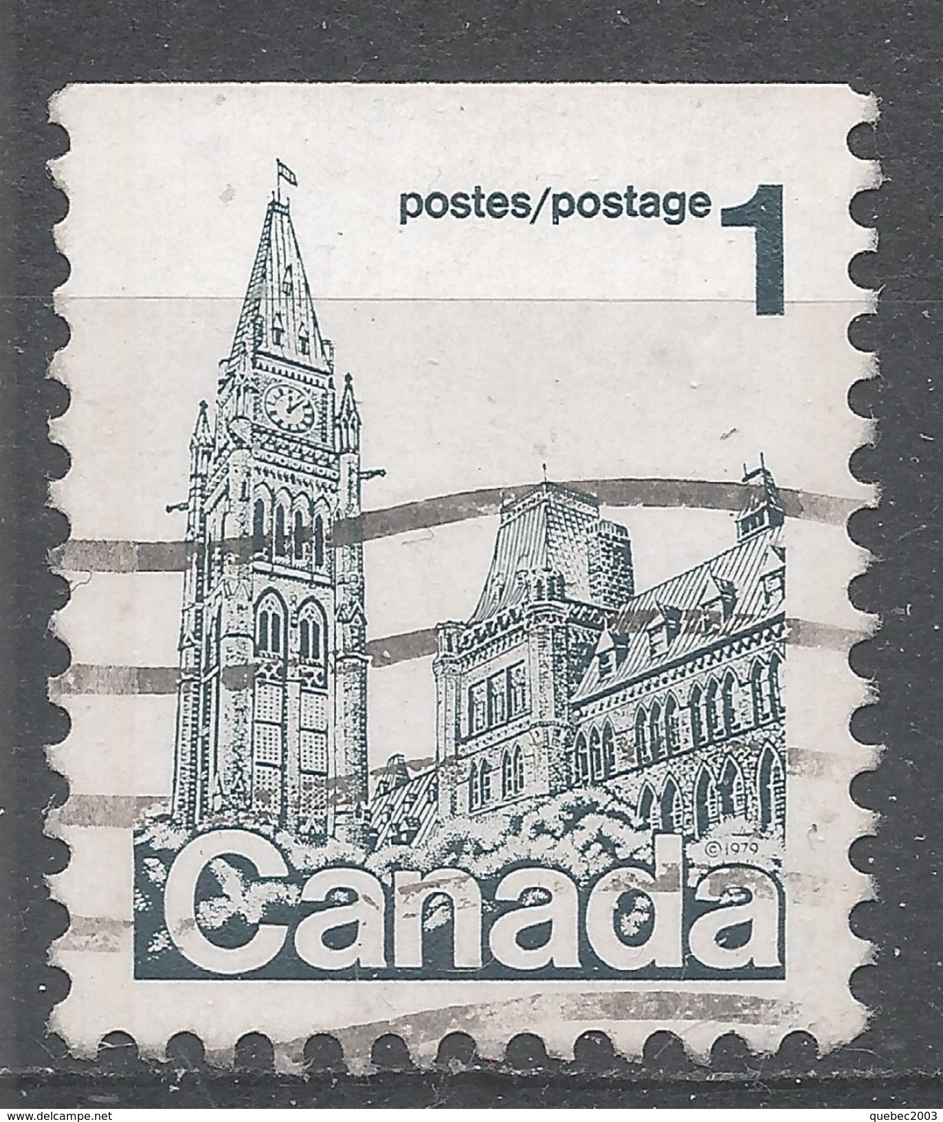 Canada 1979. Scott #797 (U) Parliament Ottawa - Postzegels