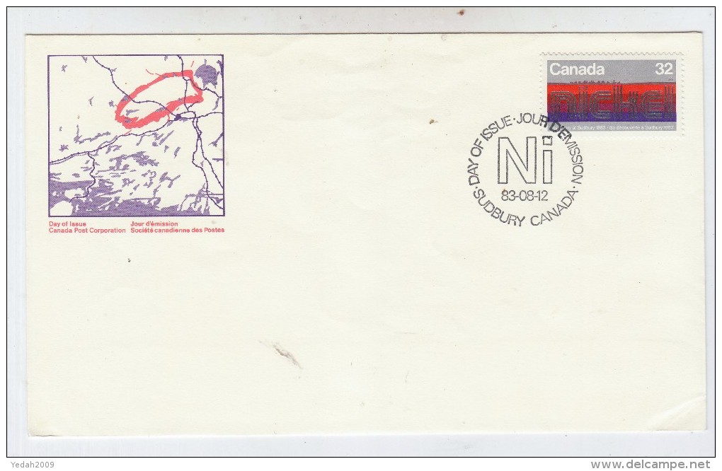 Canada NICKEL FDC 1983 - 1981-1990