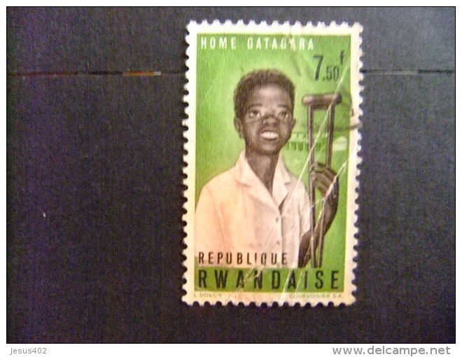 REPUBLIQUE RWANDAISE 1964 COB N&ordm; 73 &ordm; FU - Oblitérés