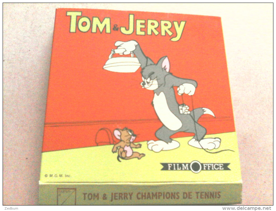 SUPER 8 - TOM & JERRY CHAMPIONS DE TENNIS - FILM OFFICE - Bobinas De Cine: 35mm - 16mm - 9,5+8+S8mm